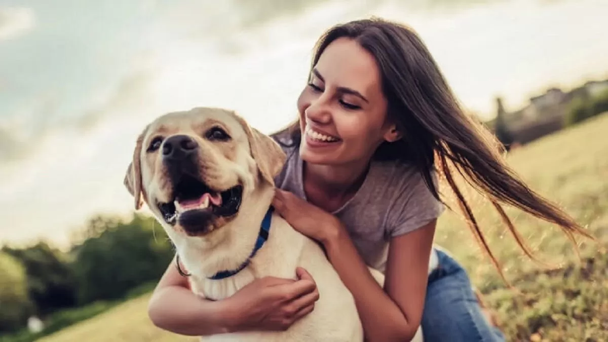 Veterinarian & dog